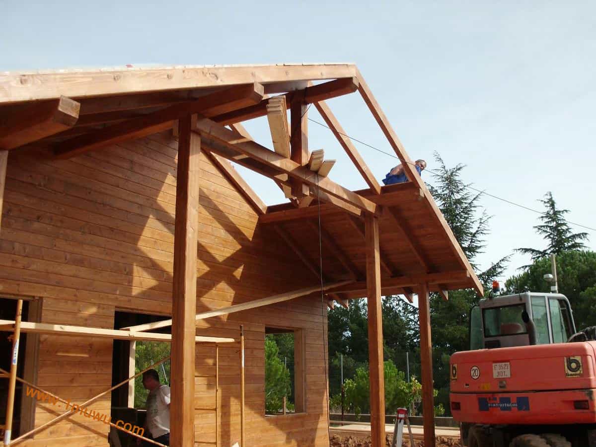 木屋建设