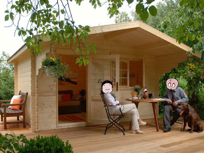 生态木屋