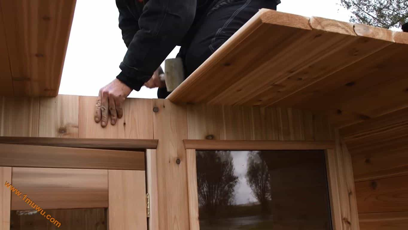 木屋建造过程